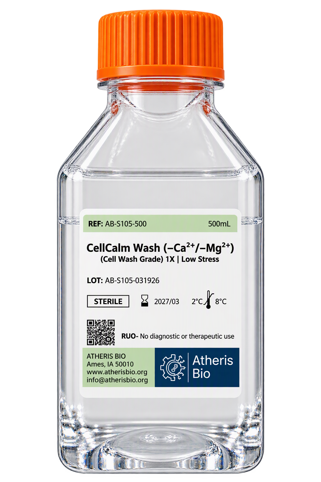 CellCalm Wash (–Ca²⁺/–Mg²⁺)