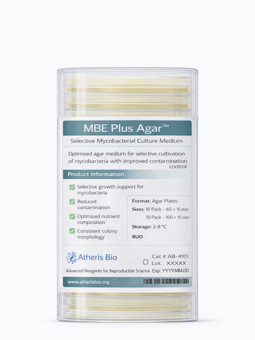 MBE Plus Agar in Ames – Enhanced Media | Atheris Bio